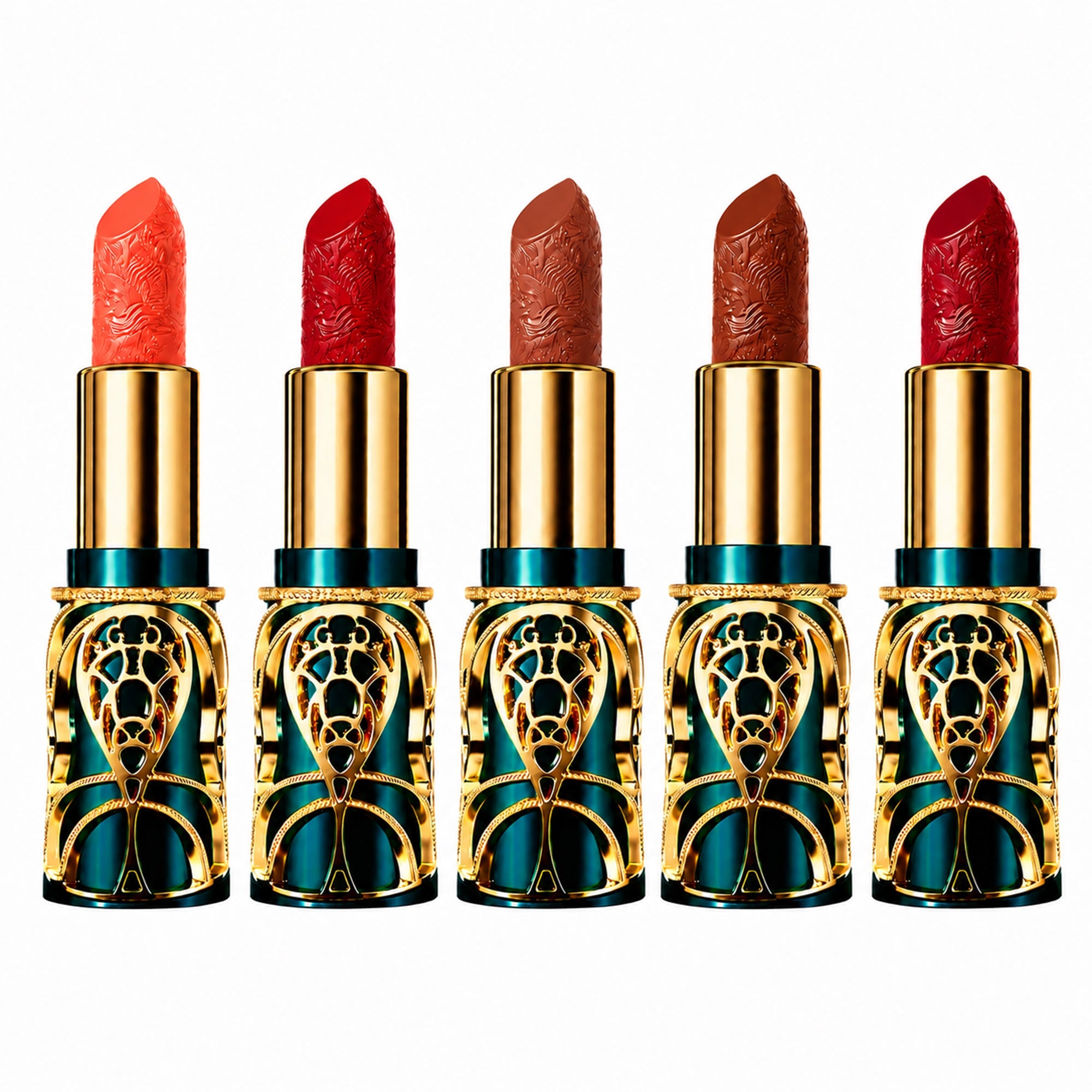 Soft Mist Satin Lipstick Set – 5 Vegan Shades