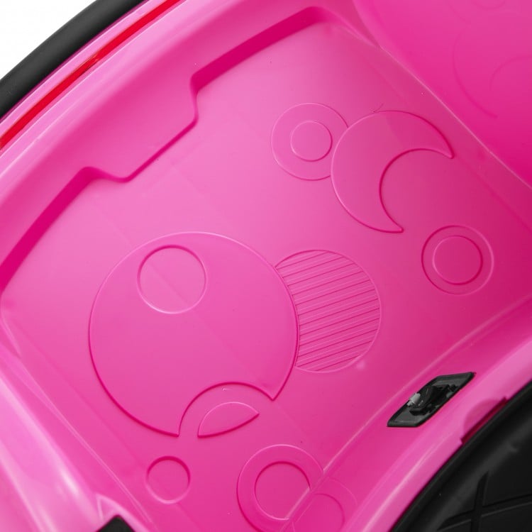 12V Electric Kids Ride on Bumper Car Battery Powered Bumping Car with Remote Control-Pink