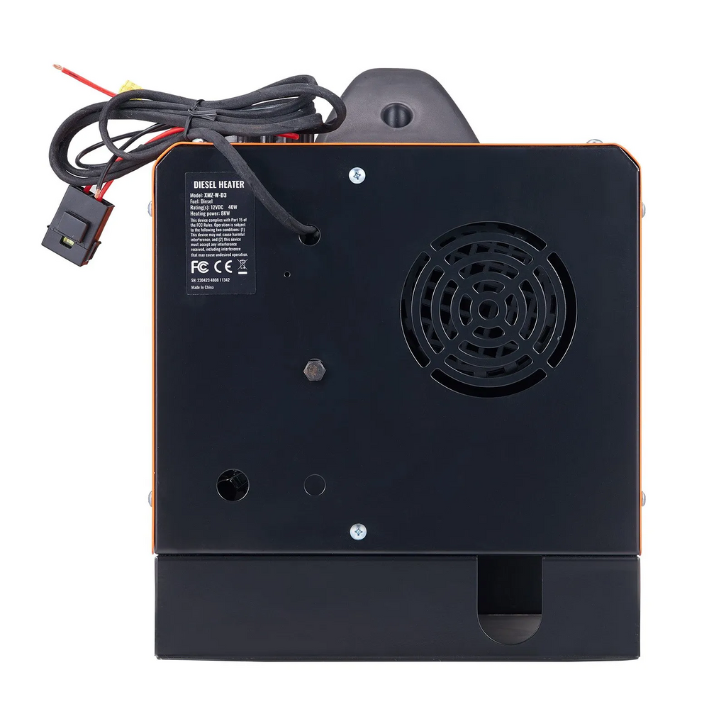 VEVOR 8KW Diesel Air Heater, Bluetooth App Control All-in-One Diesel Heater with Automatic Altitude Adjustment, Remote Control and LCD, Portable Parking Heater for RV, Trailer, Camper Van, Boat