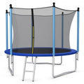 14 Feet Jumping Exercise Recreational Bounce Trampoline with Safety Net