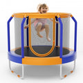 Mini Trampoline with Enclosure and Heavy-duty Metal Frame