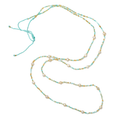 Long Pearl & Bead Necklace