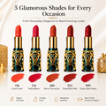 Soft Mist Satin Lipstick Set – 5 Vegan Shades