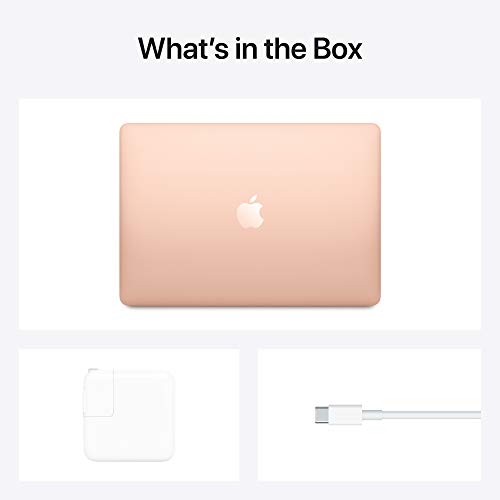 2020 Apple MacBook Air Laptop: Apple M1 Chip, 13” Retina Display, 8GB RAM, 256GB SSD Storage, Backlit Keyboard, FaceTime HD Camera, Touch ID. Works with iPhone/iPad; Space Gray with AppleCare+ (3 Years)