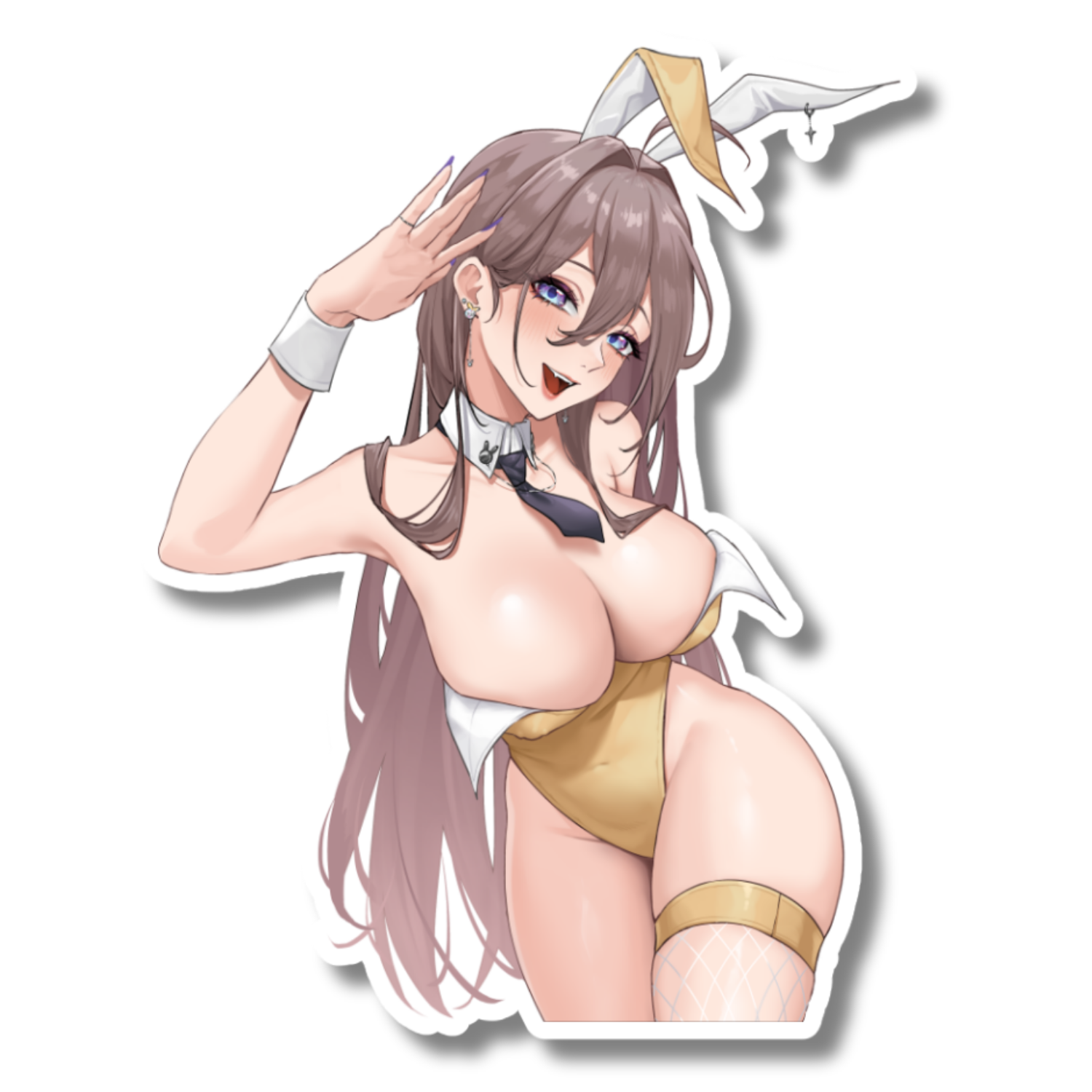 Z7: Nana Bunny Girl (19 - Front View) Sticker