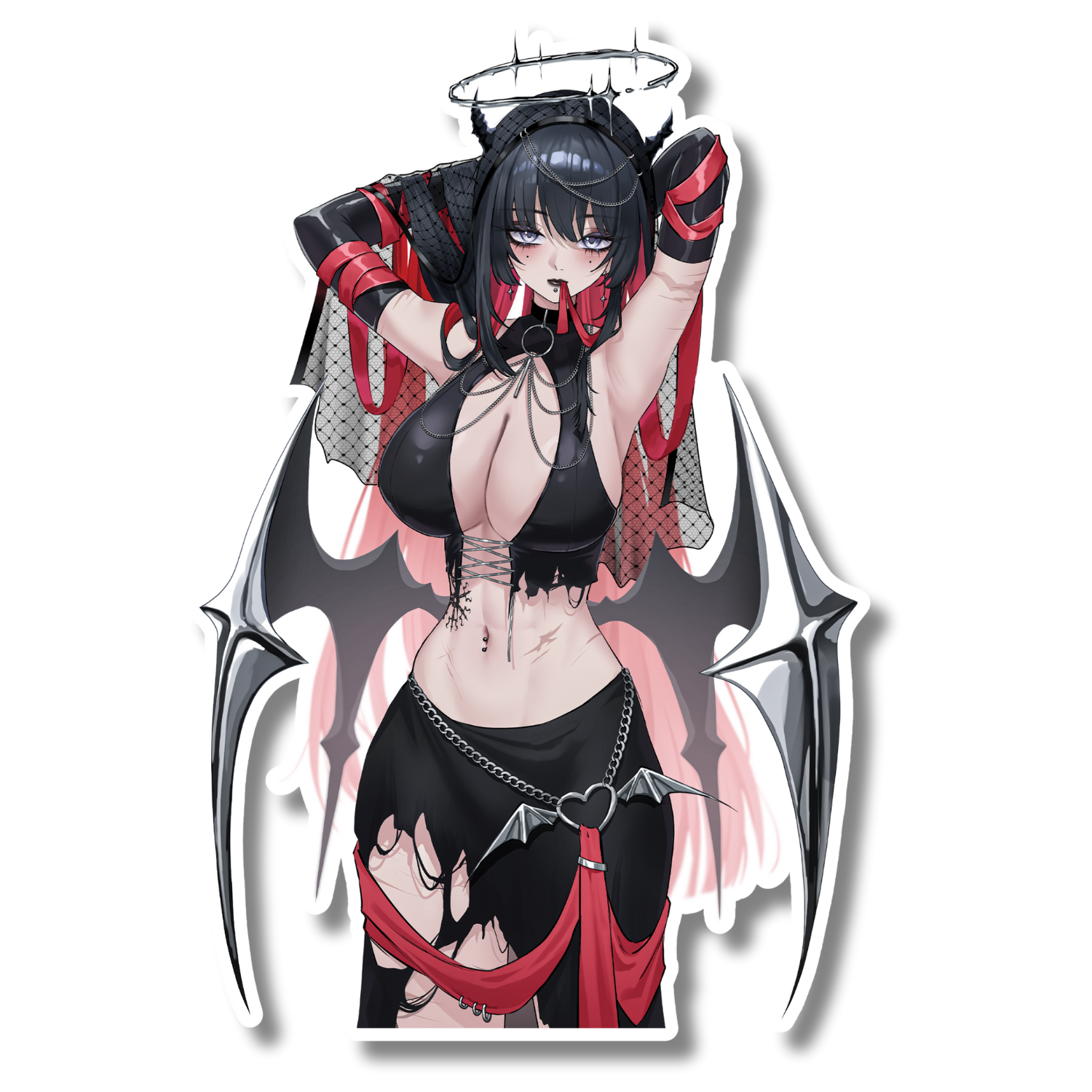 Z7: Zenith Valentines Devil Sticker