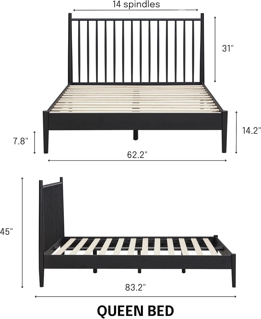 Inno Wooden Bed Frame