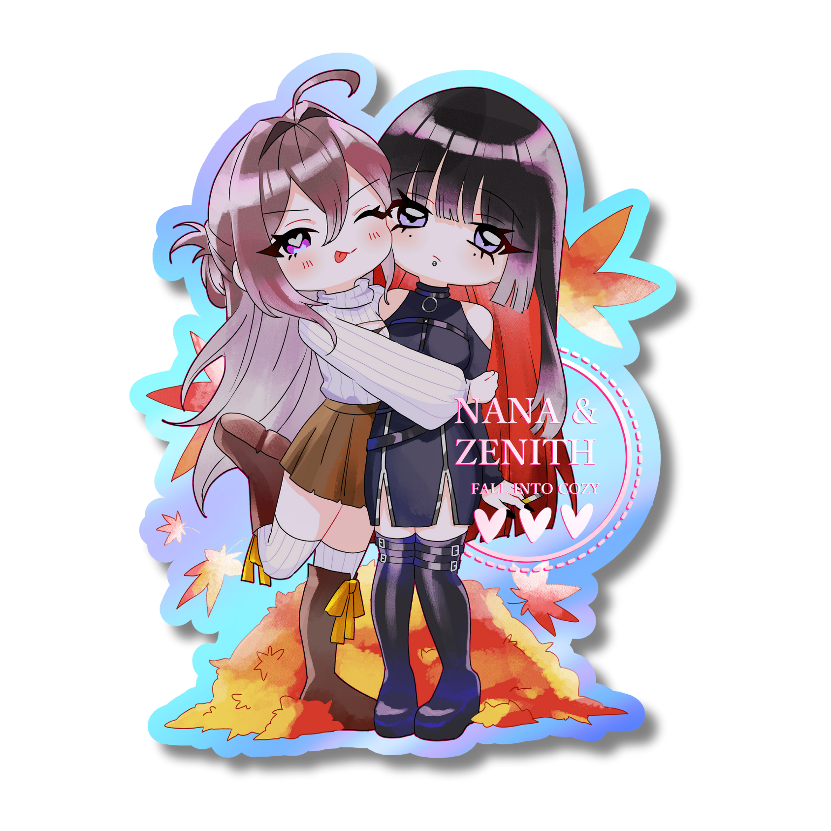 Z7: Cozy in Fall Chibi Charm & Sticker