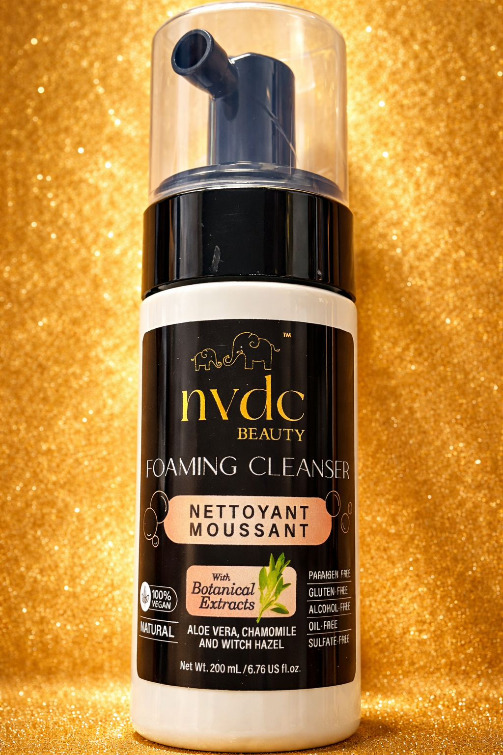 Enriched Face Foaming Cleanser with Chamomile & Witch Hazel