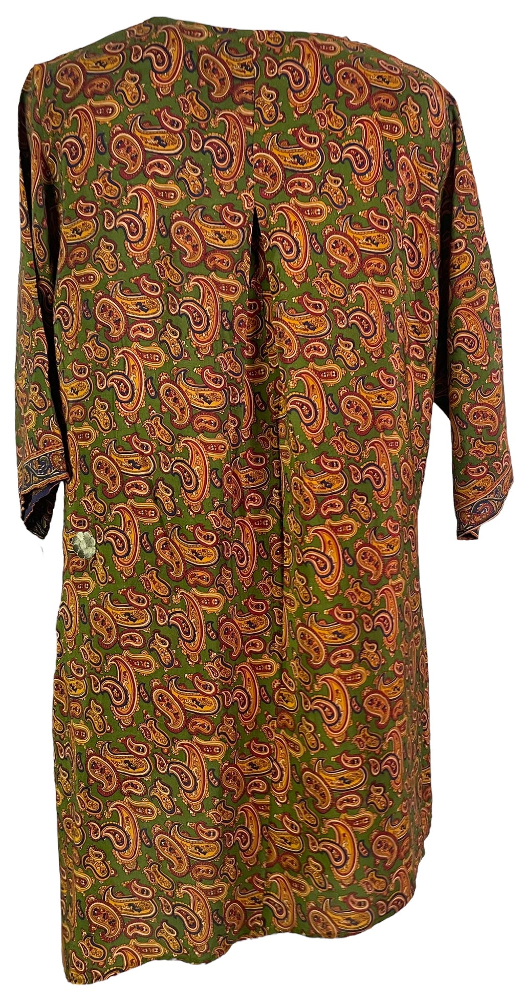 PRC6529 Avatar Pure Silk Self Pocket Tunic Dress