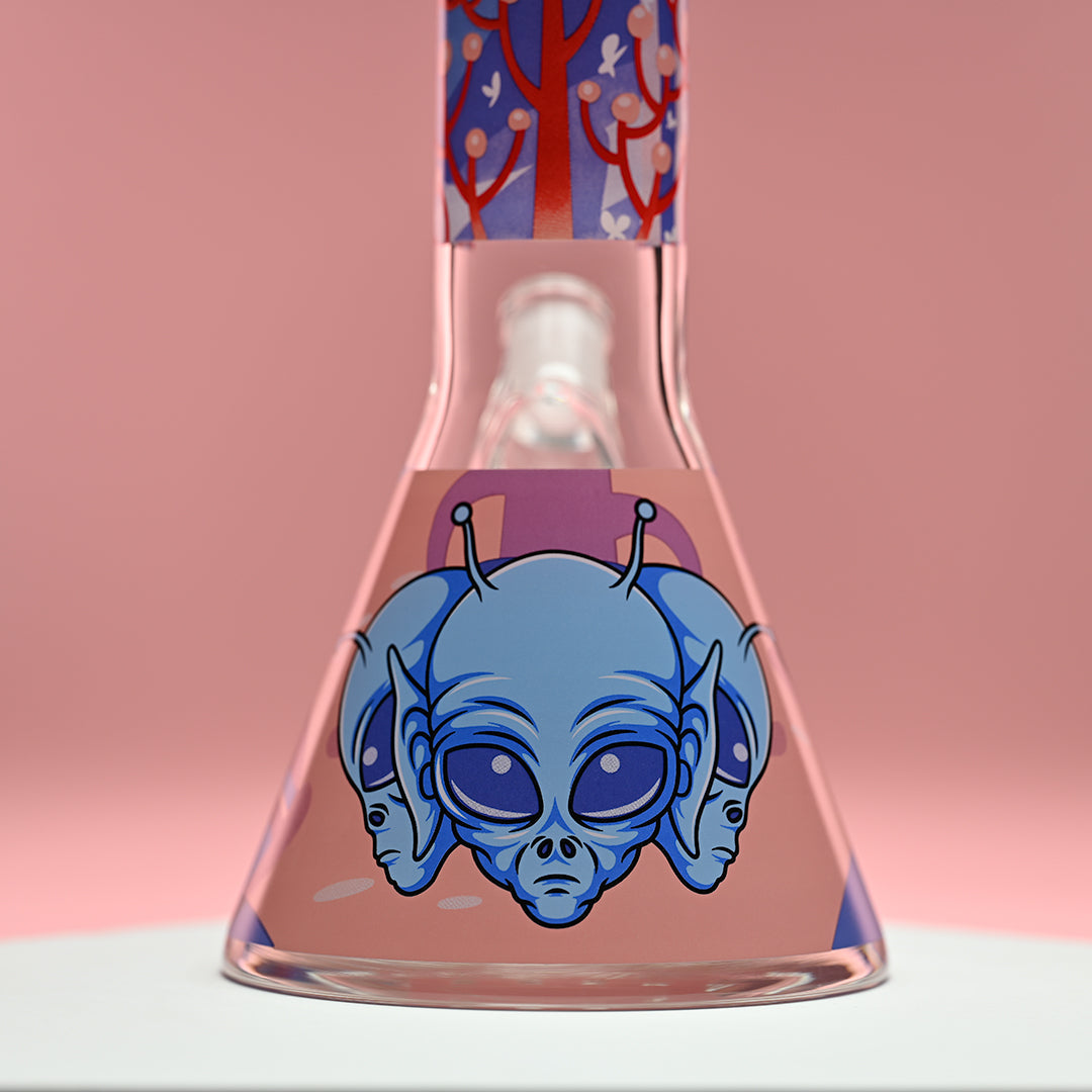 18" Alien Beaker Bong – 9mm Thick Glass