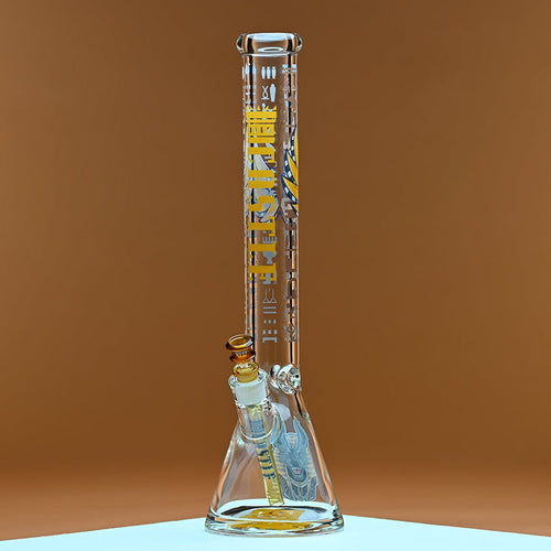 18" Anubis Beaker Bong - 9mm Thick Glass