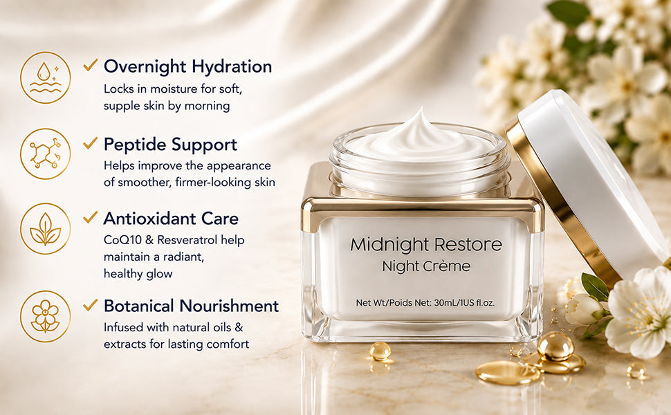 Midnight Restore Night Crème- for Anti Agying & Wrinkle