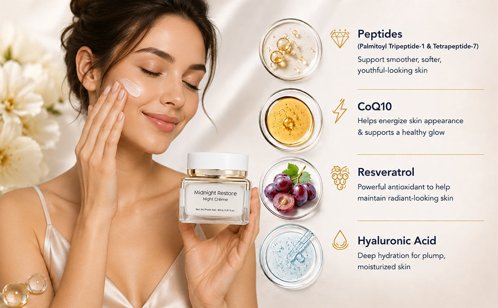 Midnight Restore Night Crème- for Anti Agying & Wrinkle