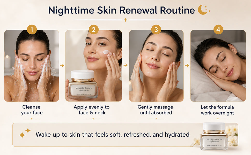 Midnight Restore Night Crème- for Anti Agying & Wrinkle