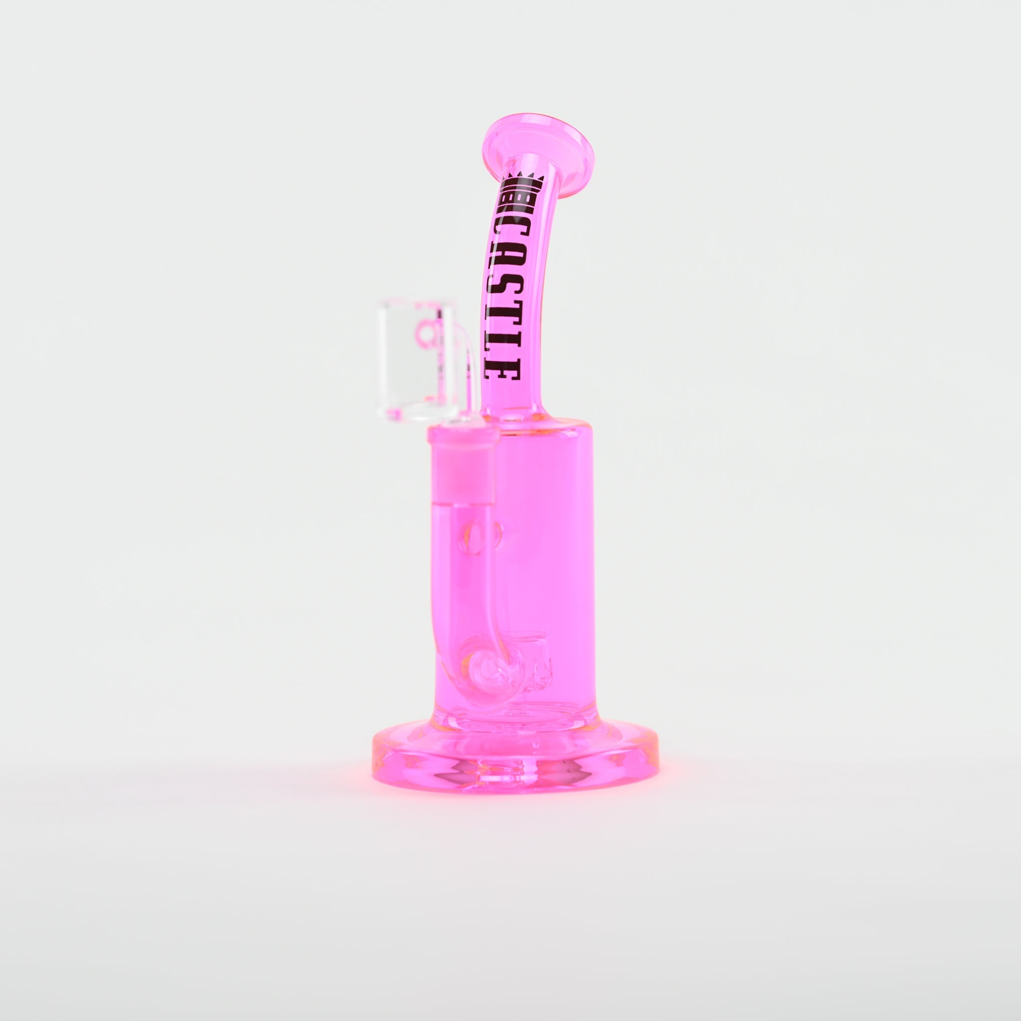 8.5" Barrel Dab Rig with Quartz Banger