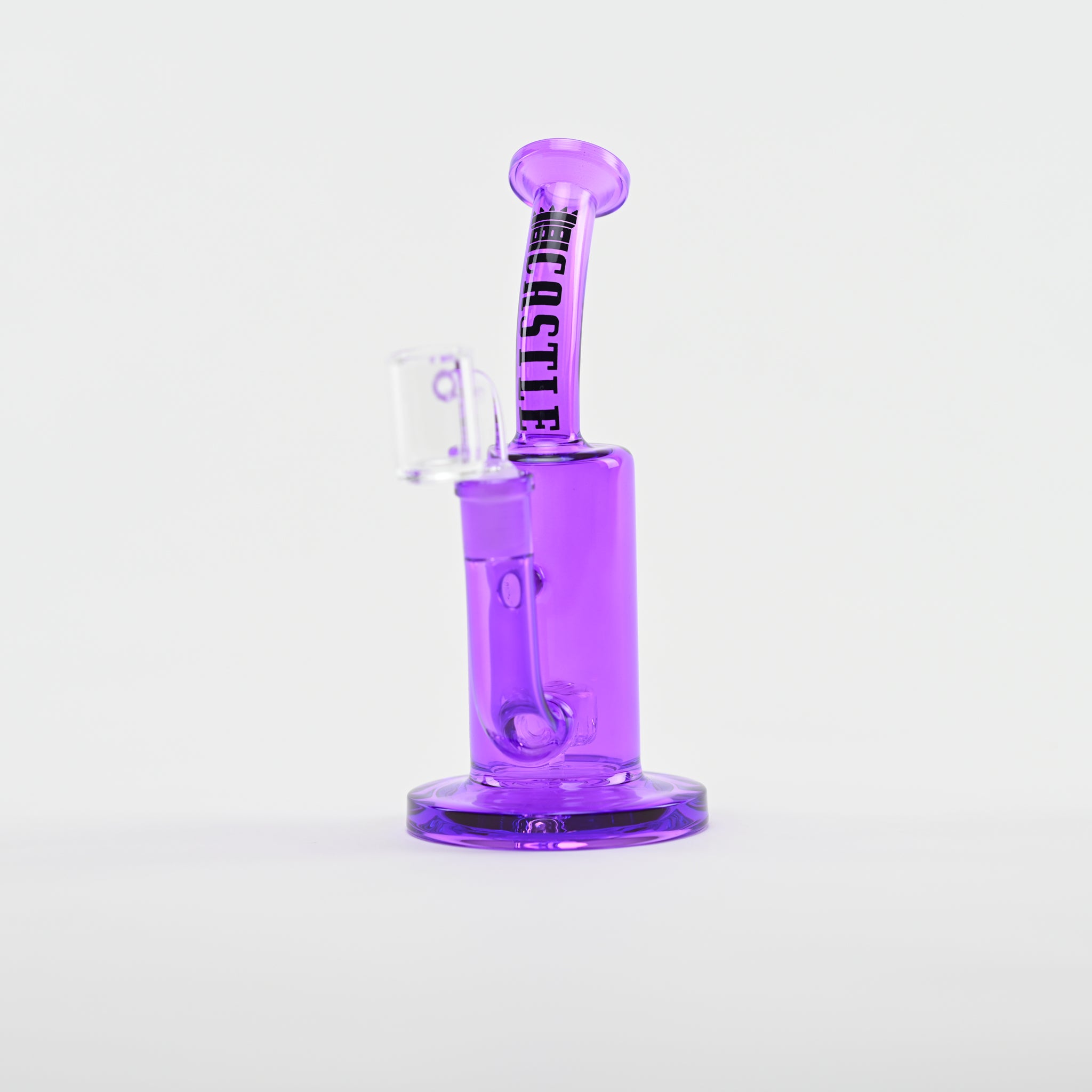8.5" Barrel Dab Rig with Quartz Banger