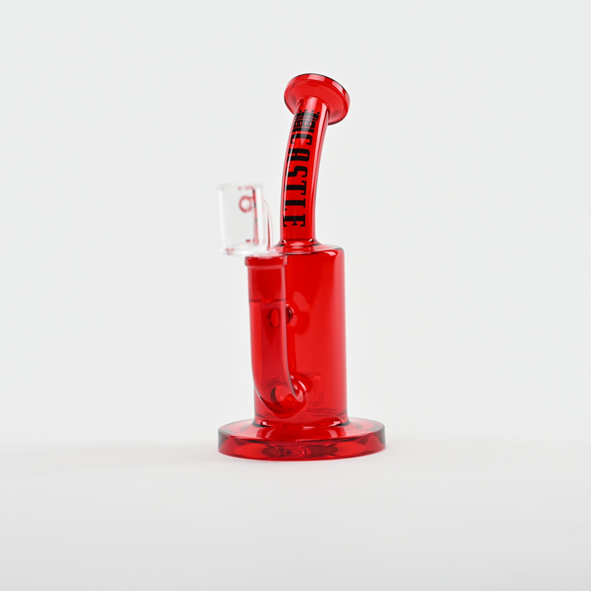 8.5" Barrel Dab Rig with Quartz Banger