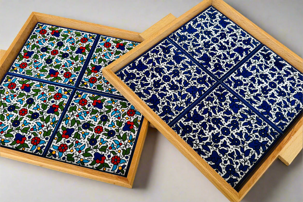 Wooden Serving Tray - Zahra