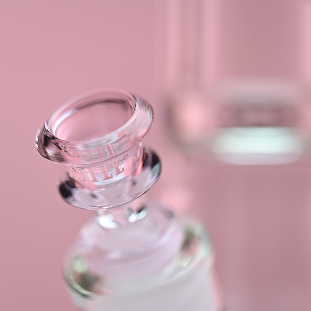 16" Cherry Blossom Beaker Bong - 9mm Thick Glass