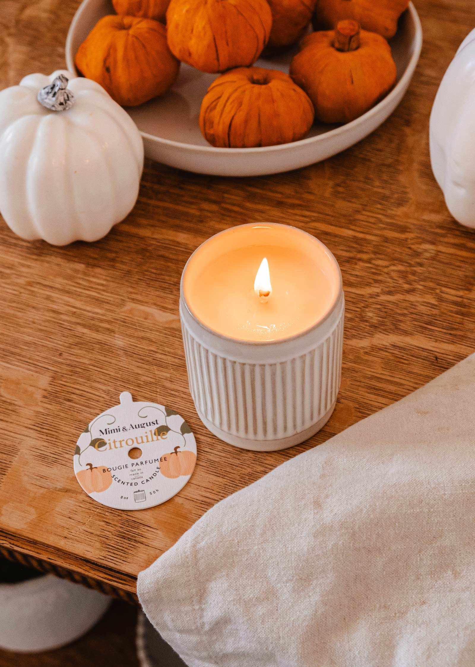 Citrouille - Reusable Candle