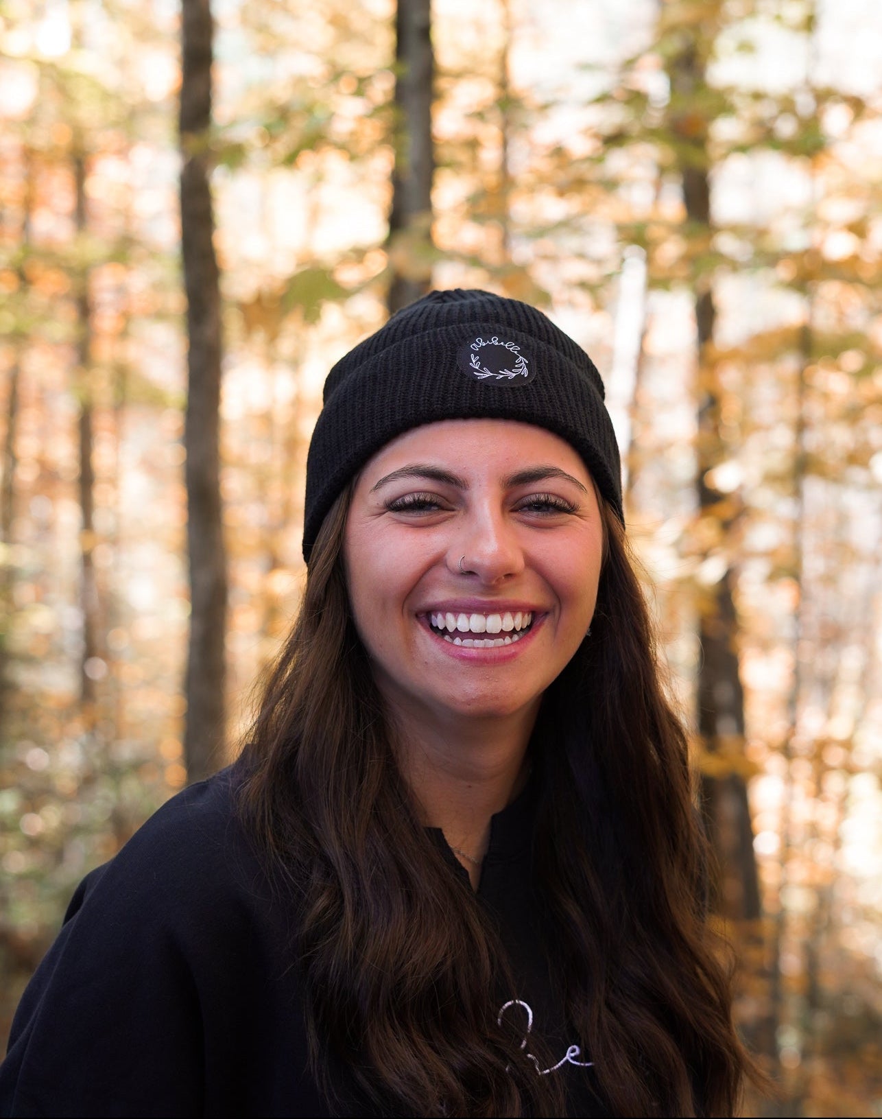 Tuque en laine noire