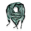 Echoes Kufiya – Forest Green · Black