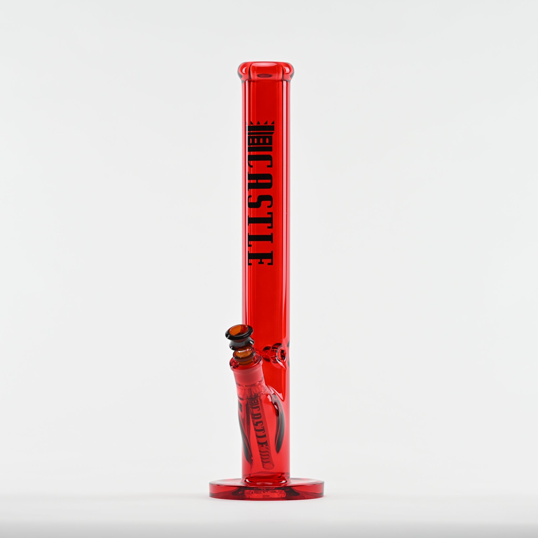 18" Straight Tube Bong – 9mm Thick Electroplated Glass