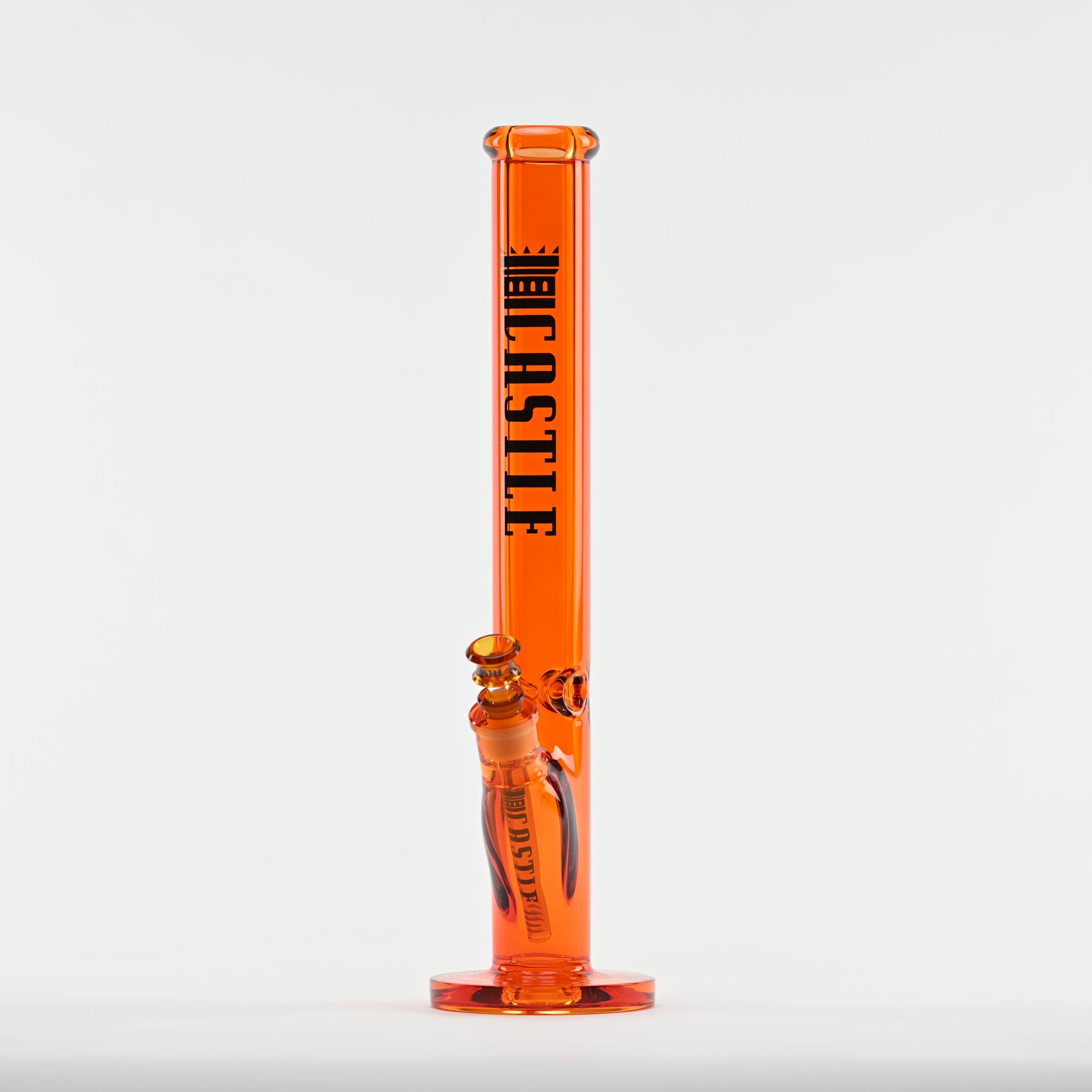 18" Straight Tube Bong – 9mm Thick Electroplated Glass