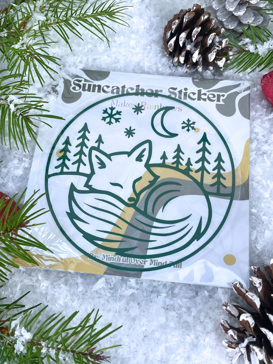 Sleeping Fox Suncatcher