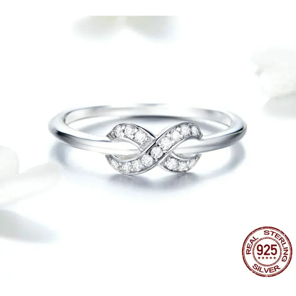 Sterling Silver Infinity Ring (Forever Bound)