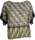 PRG6293 Sheer Avatar Pure Silk Boxy Top
