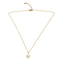 Single Pearl Drop Necklace - Gold Plate