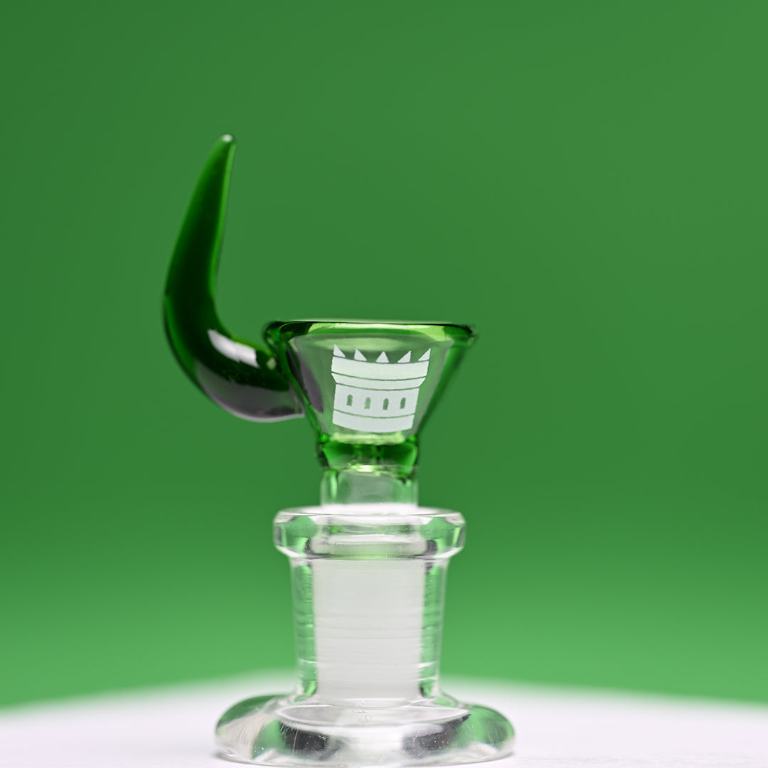 14mm Horn Bowl – Colored Borosilicate Glass Bowl Piece