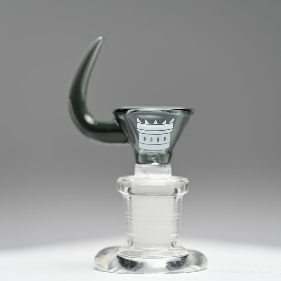 14mm Horn Bowl – Colored Borosilicate Glass Bowl Piece
