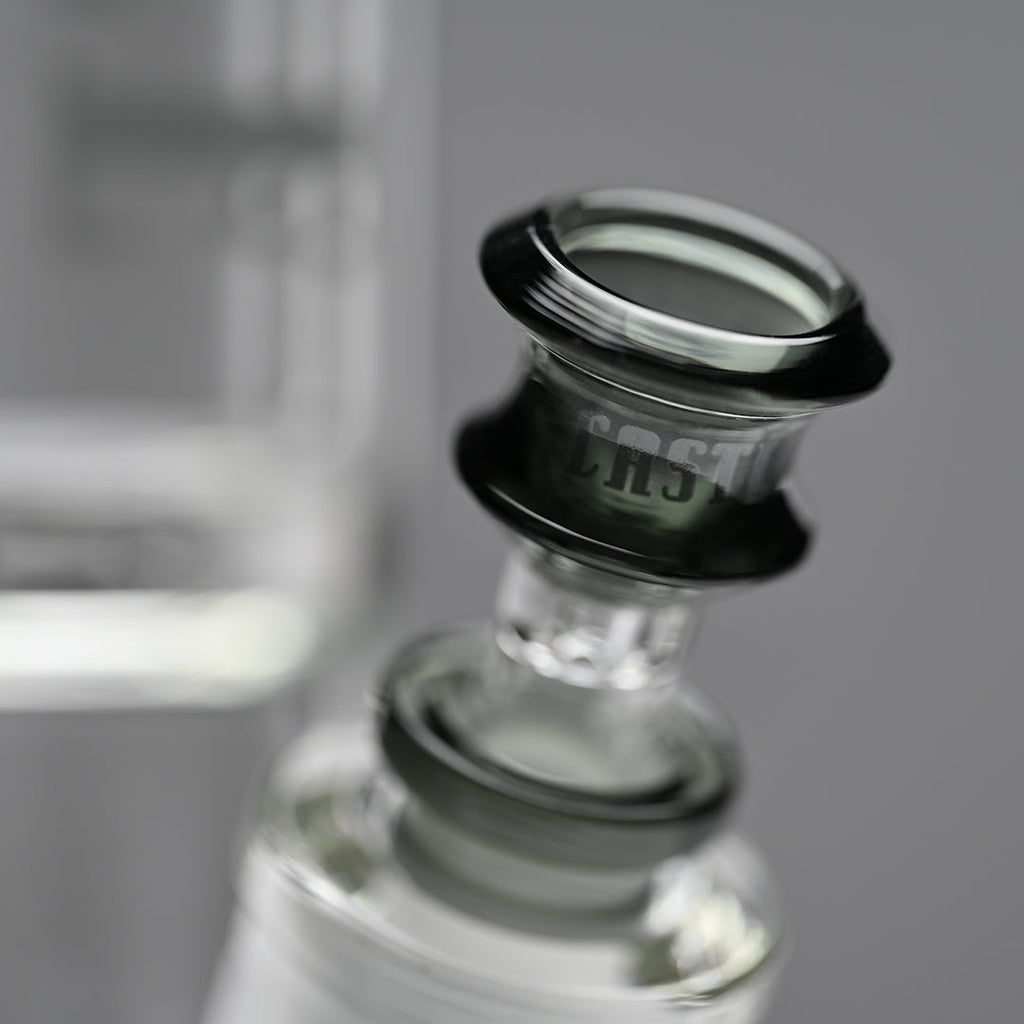 14" 9mm Beaker Bong with Colored Logo