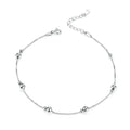 The Minimalist 925 Sterling Silver Bead Anklet