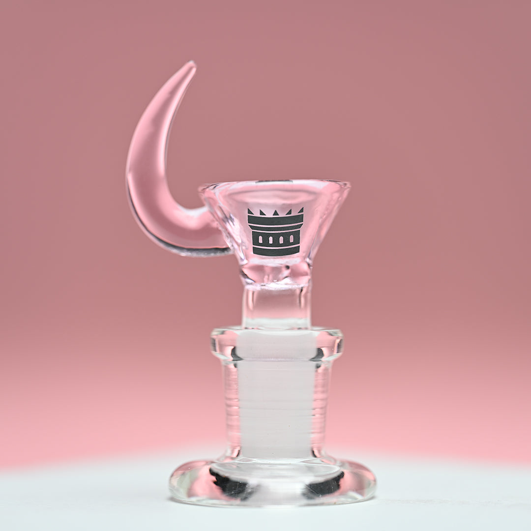 14mm Horn Bowl – Colored Borosilicate Glass Bowl Piece