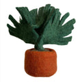 Felt Green Leaf Plant