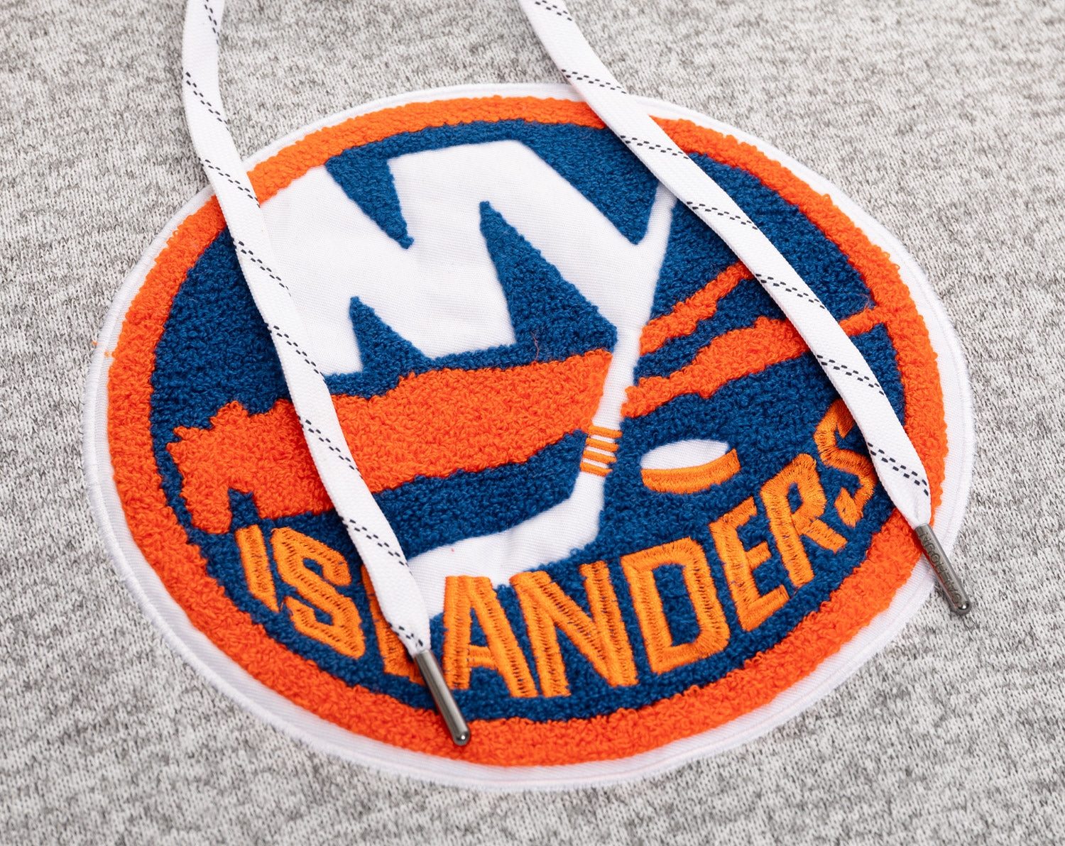 New York Islanders "Muskoka Style" Premium Chenille Woven Logo Hoodie