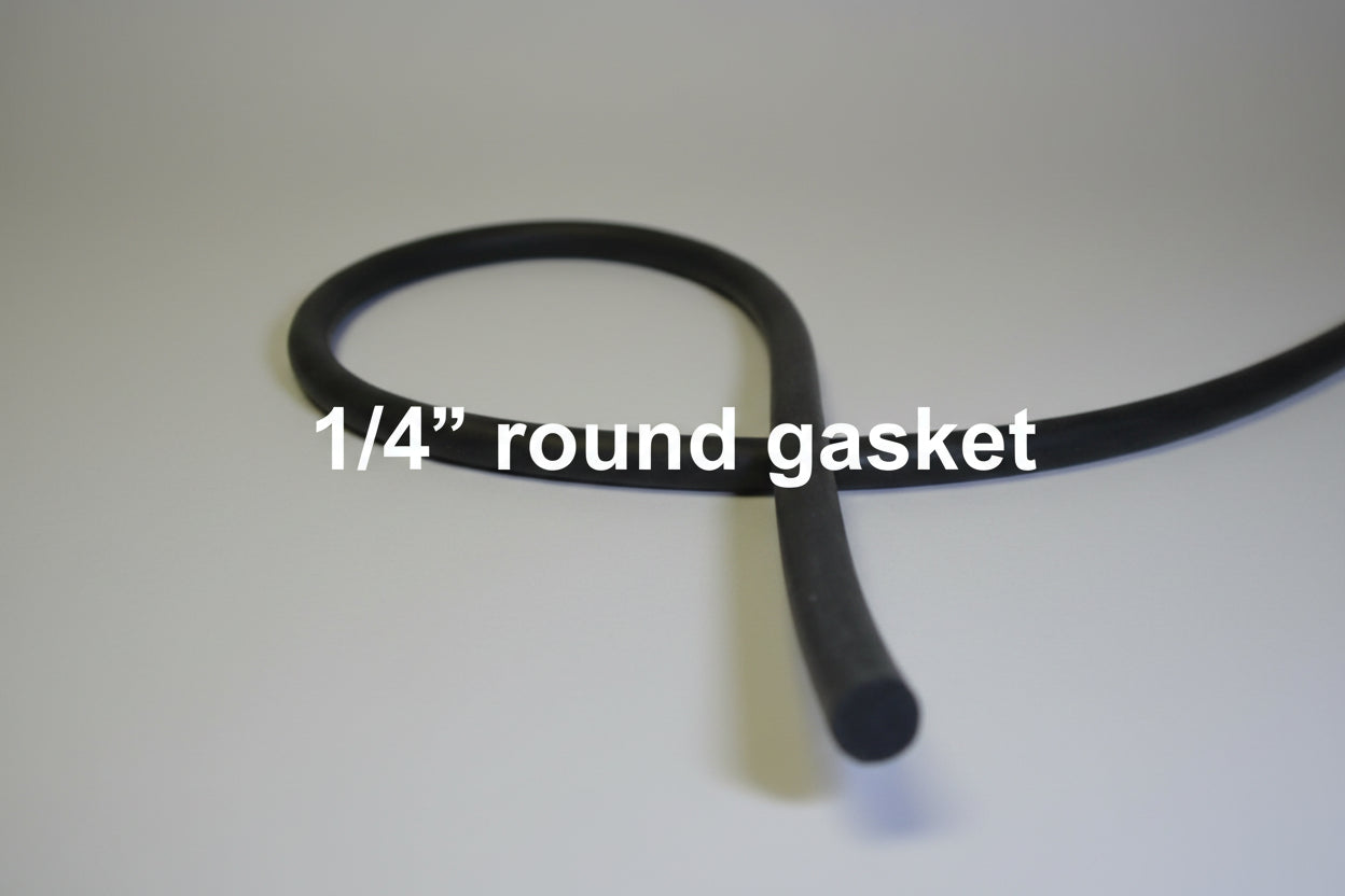 CNC - Sponge Gasket Round 6.35mm (1/4")