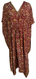 PRC6765 Avatar Pure Silk Maxi Kaftan