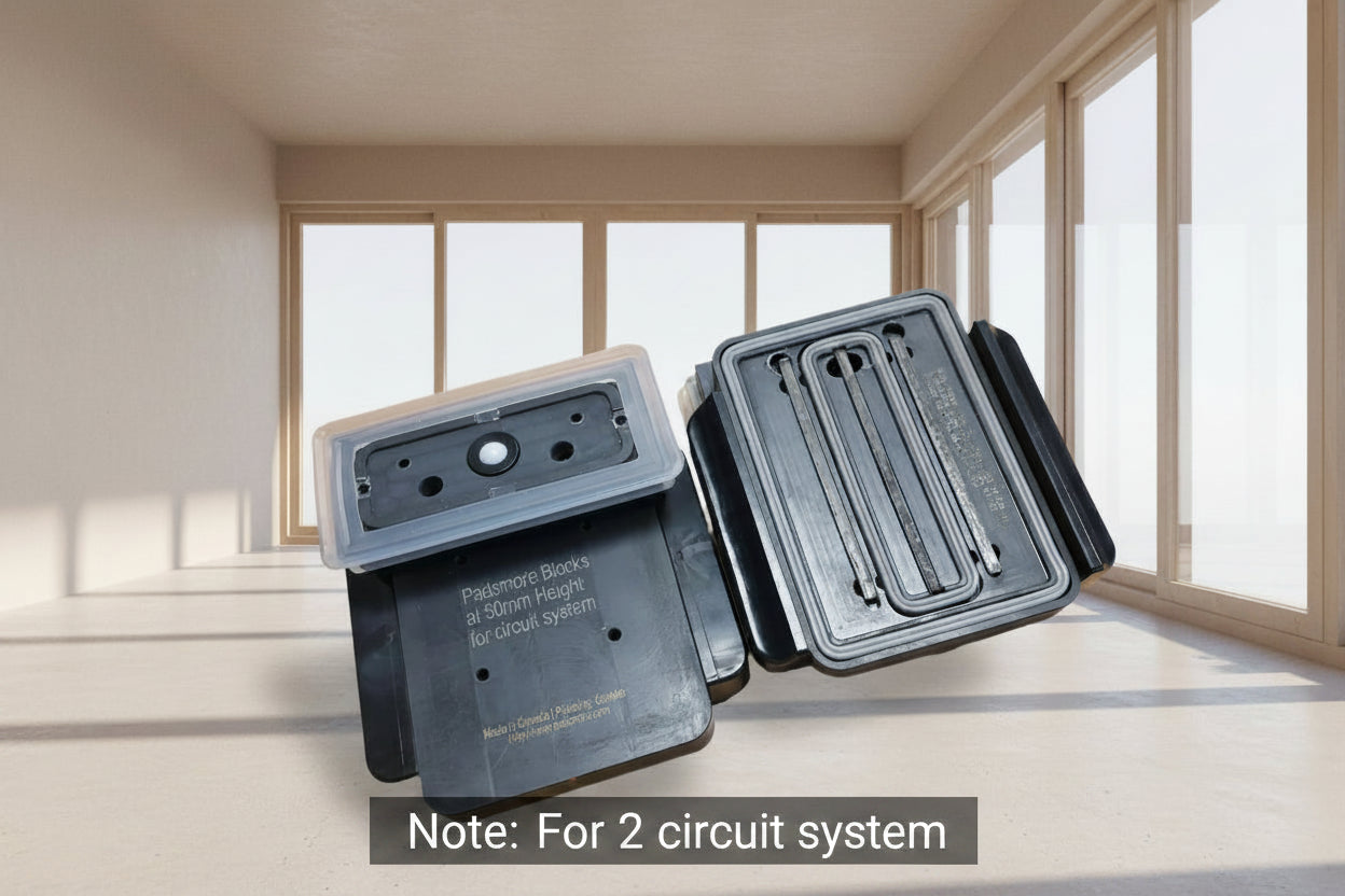 CNC Suction Blocks for circuit systems 149*75 - 50mm height (Fixed)