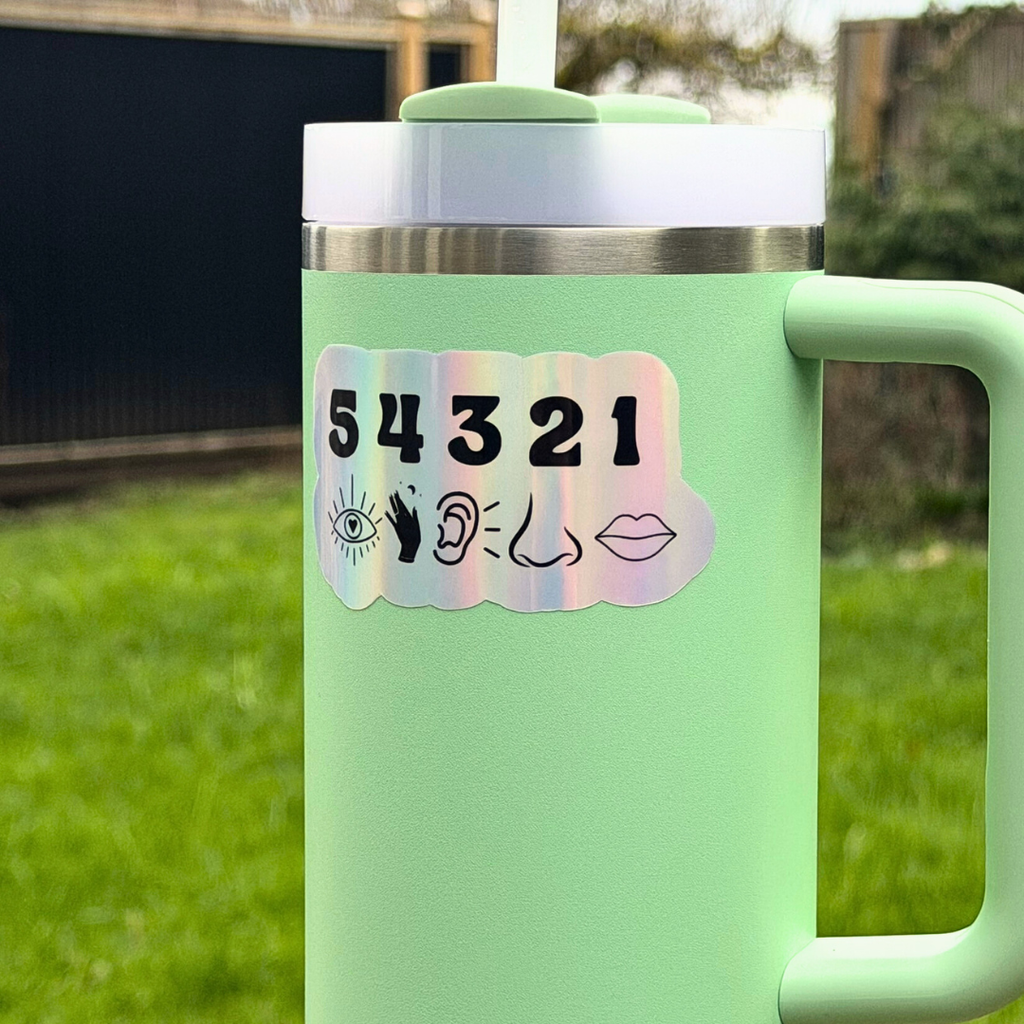 54321 Grounding Sticker