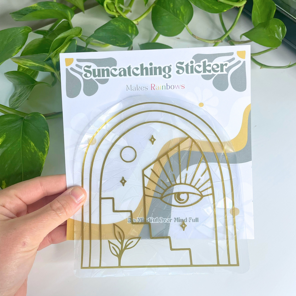 Bohemian Artwork Suncatcher Sticker