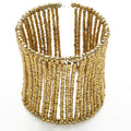 Beaded Column Cuff