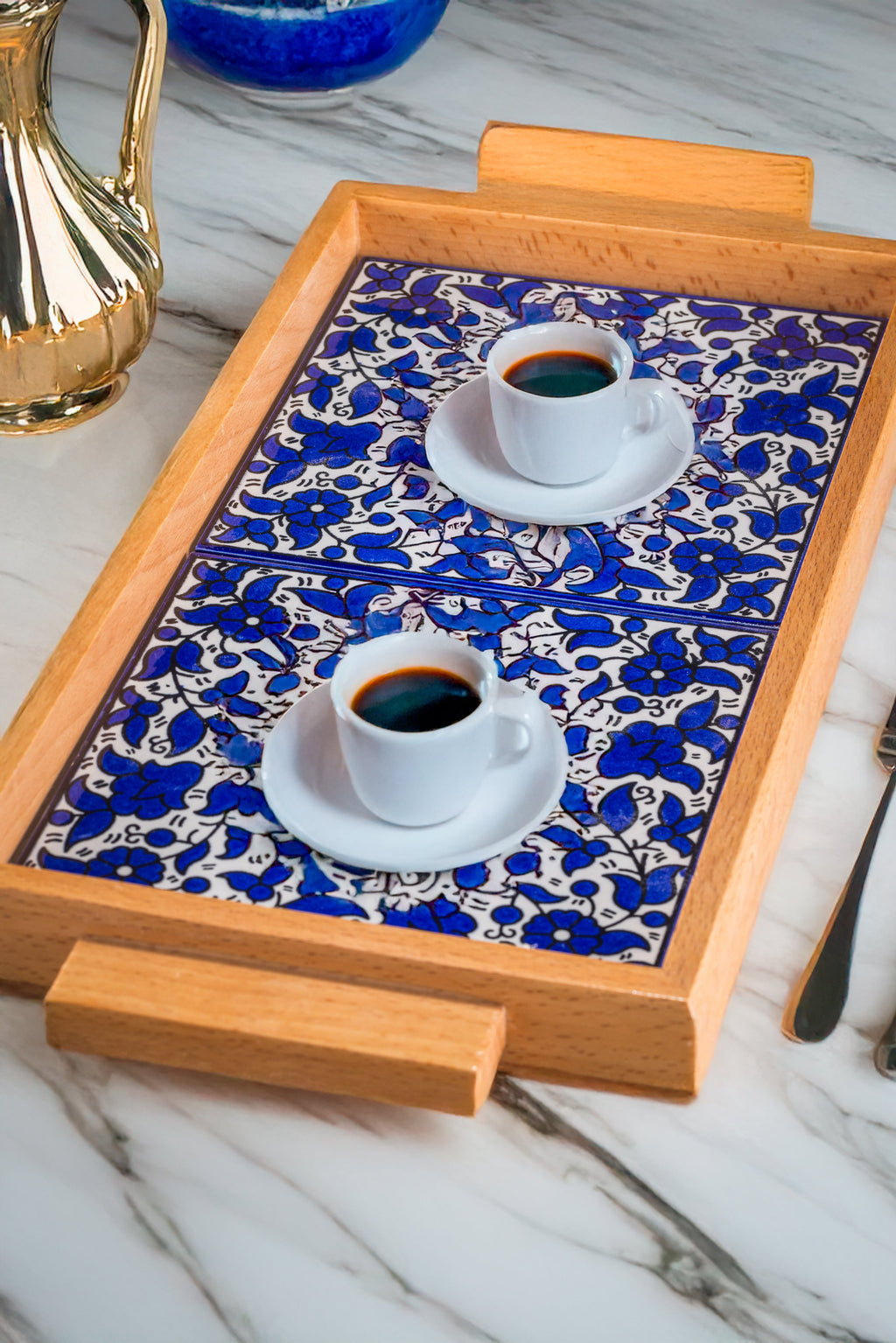 Wooden Serving Tray - Zahra