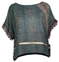 PRG5507 Sheer Avatar Pure Silk Boxy Top