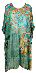 PRG7428 Sheer Avatar Pure Silk Boxy Babydoll Dress