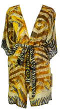 PRC7495 Avatar Pure Silk Kimono-Sleeved Jacket with Belt